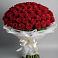 Букет 101 Красная роза Блэк Мэджик в Сольвычегодске