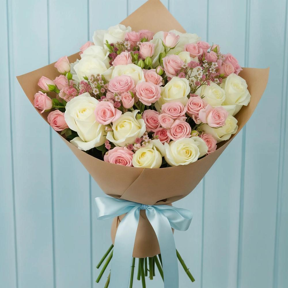 Букет цветов из: Розы в Сольвычегодске