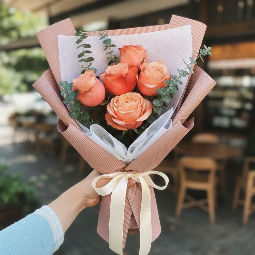 Букет цветов из: Розы в Сольвычегодске