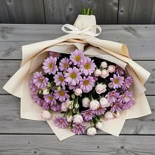 Букет цветов из:  Розы и Хризантемы в Сольвычегодске