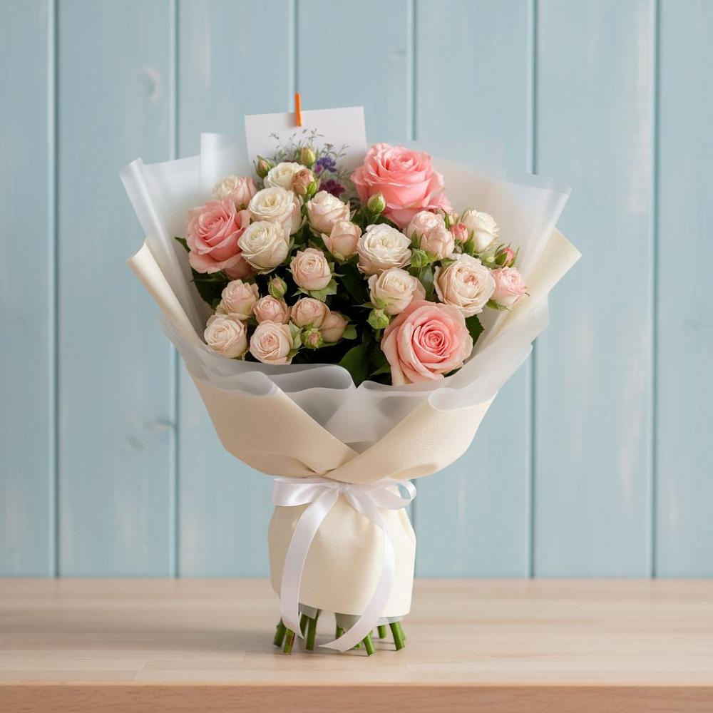 Букет цветов из: Розы в Сольвычегодске