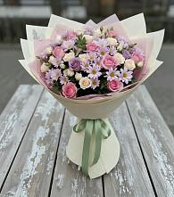 Букет цветов из:  Розы и Хризантемы #REPLACE_PRED# Сольвычегодске