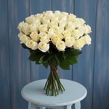 Букет 51 Белая роза Эдлесс Лав #REPLACE_PRED# Сольвычегодске