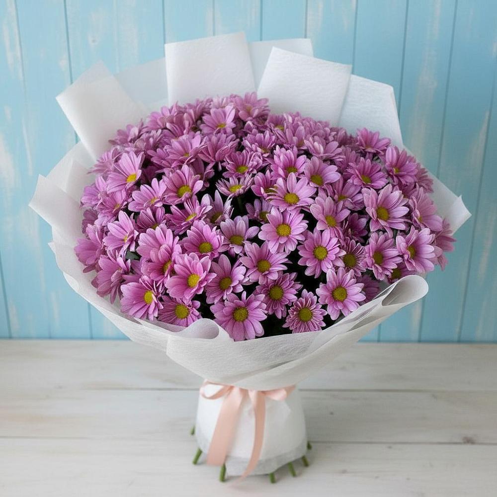 Букет цветов из: Хризантемы в Сольвычегодске