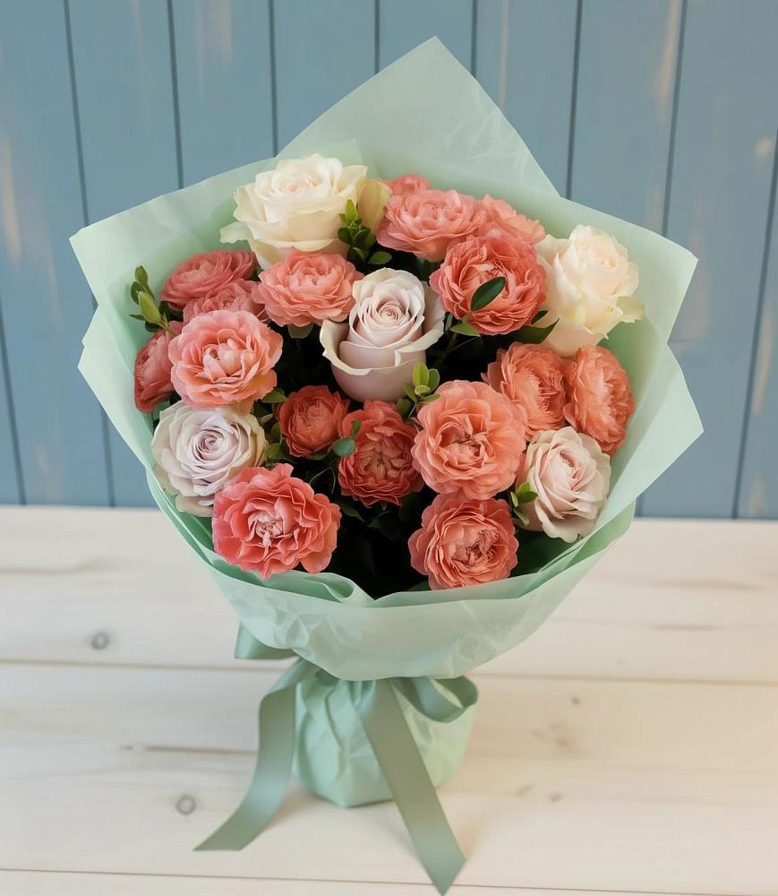 Букет цветов из: Розы в Сольвычегодске