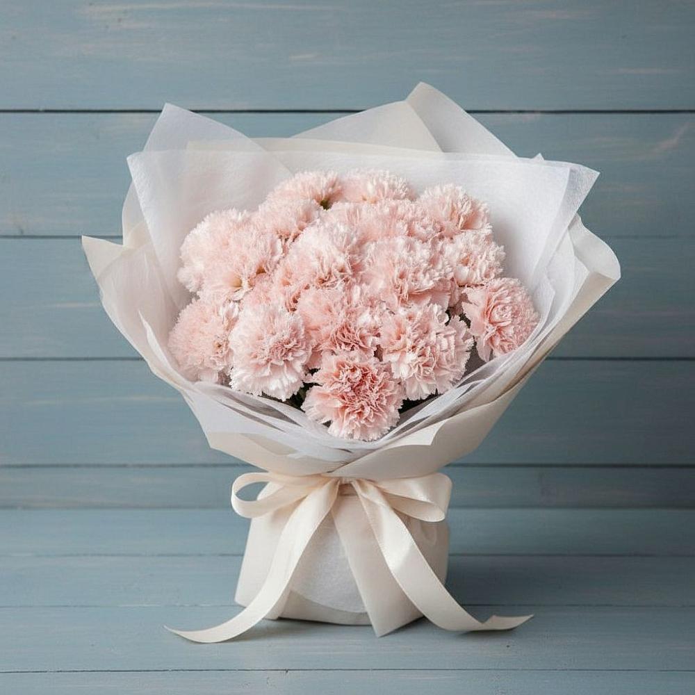 Букет цветов из: Гвоздики в Сольвычегодске