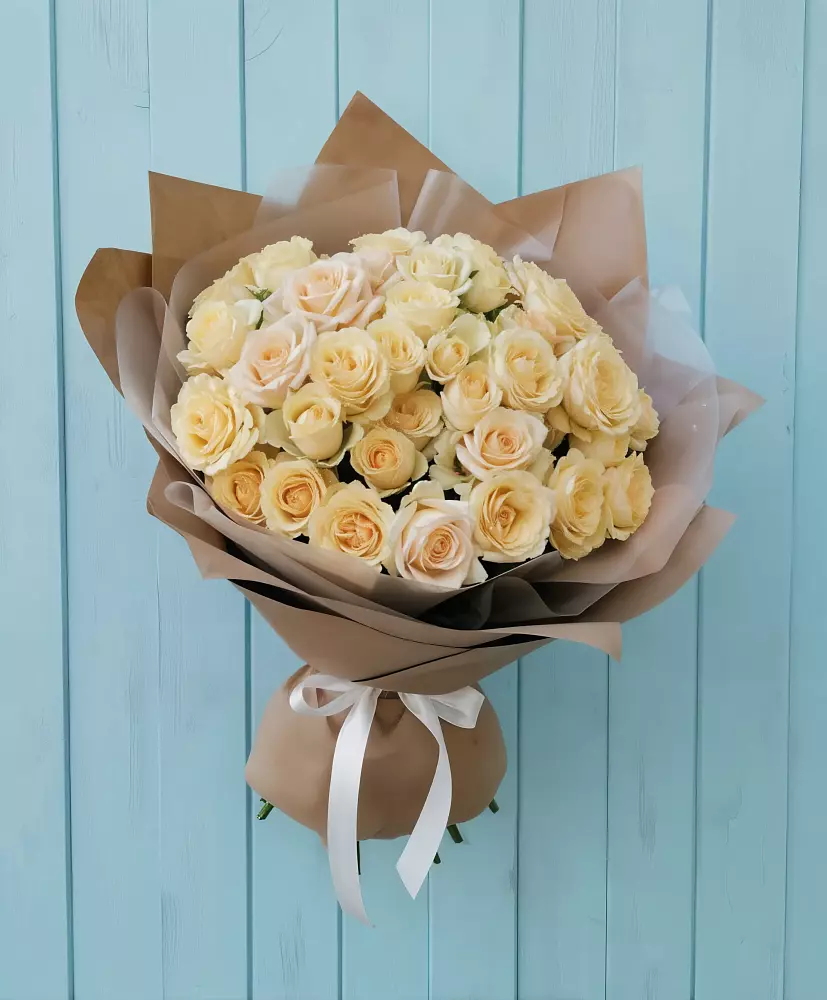 Букет Кремовое облако в Сольвычегодске