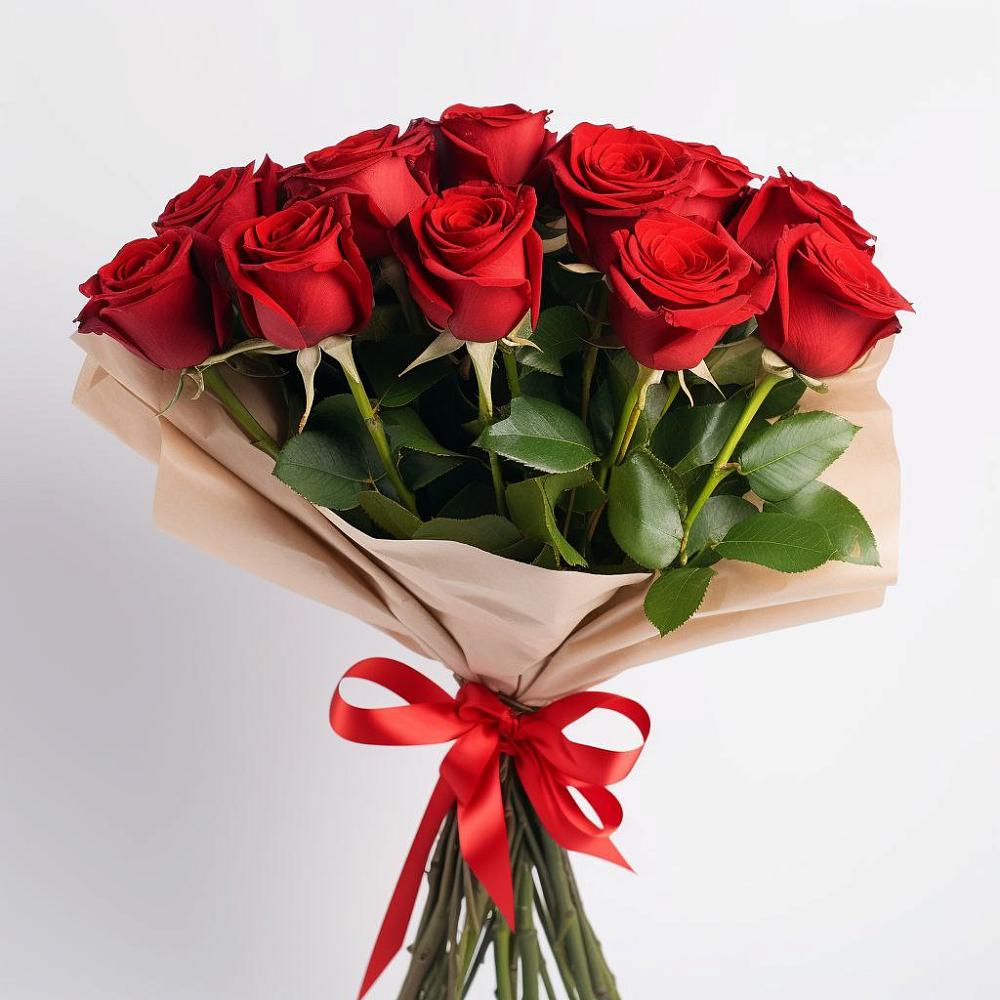 Букет 11 Красных роз Эдлесс Лав в Сольвычегодске